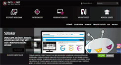 Desktop Screenshot of infoartnet.hu